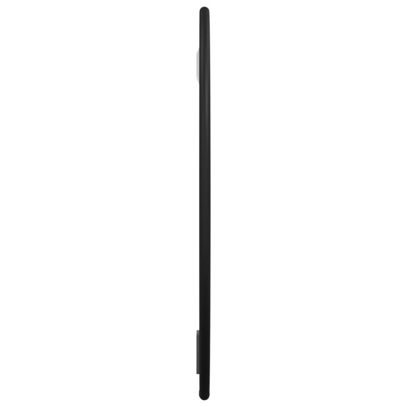 Produktbild för Väggspegel svart Ø 30 cm rund