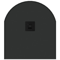 Miniatyr av produktbild för Väggspegel svart 80x35 cm oval