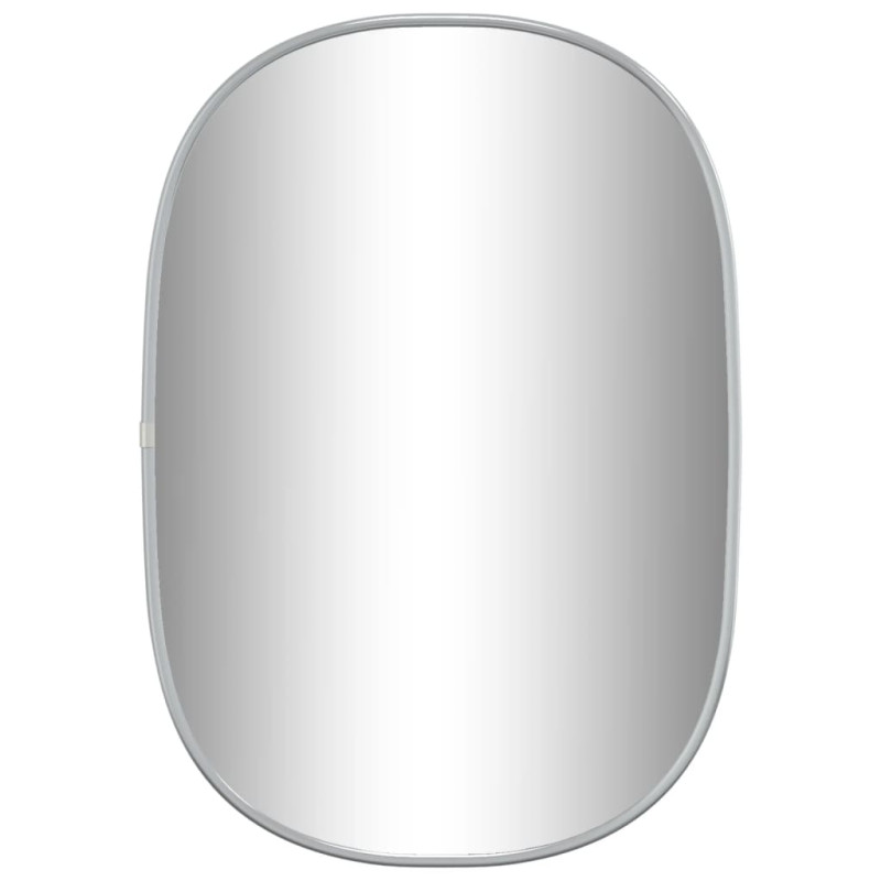 Produktbild för Väggspegel silver 50x35 cm