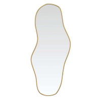 Produktbild för Väggspegel guld 90x40 cm