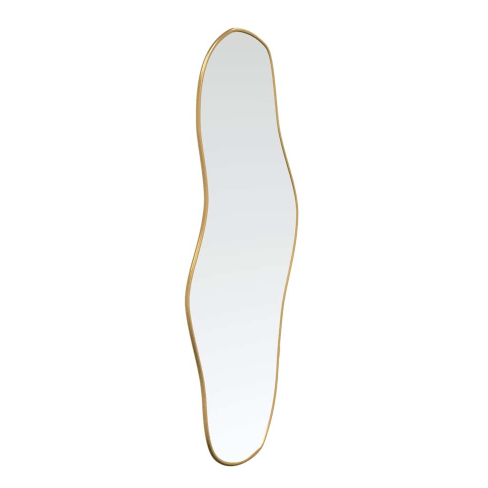 Produktbild för Väggspegel guld 90x40 cm