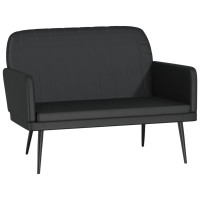 Produktbild för Bänk svart 107x80x81 cm konstläder