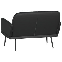 Produktbild för Bänk svart 107x80x81 cm konstläder