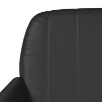Produktbild för Bänk svart 107x80x81 cm konstläder