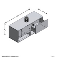 Miniatyr av produktbild för FMD Förvaringsbänk med 2 lådor 108,9x41,7x46,1 cm vit och ek