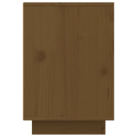 Produktbild för Sängbord 2 st honungsbrun 50x34x50 cm massiv furu