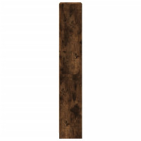 Produktbild för Bokhylla 4 hyllor rökfärgad ek 40x24x143 cm konstruerat trä