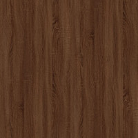 Produktbild för Bokhylla 4 hyllor brun ek 40x24x143cm konstruerat trä
