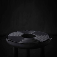 Miniatyr av produktbild för RedFire Planchagrill svart stål