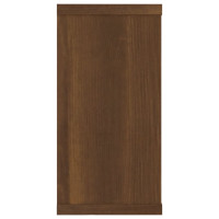 Produktbild för Vägghyllor 2 st brun ek 100x15x30 cm konstruerat trä