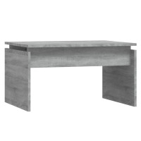 Produktbild för Soffbord grå sonoma 68x50x38 cm konstruerat trä