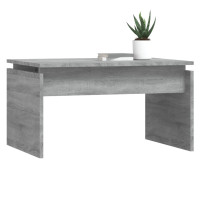 Produktbild för Soffbord grå sonoma 68x50x38 cm konstruerat trä