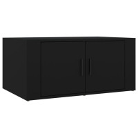 Miniatyr av produktbild för Soffbord svart 80x50x36 cm konstruerat trä