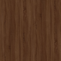 Miniatyr av produktbild för Sidobord brun ek 50x46x35 cm konstruerat trä