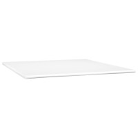 Produktbild för Ramsäng med madrass svart 180x200 cm tyg