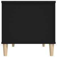 Produktbild för Soffbord svart 90x44,5x45 cm konstruerat trä