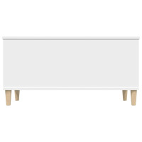 Produktbild för Soffbord vit 90x44,5x45 cm konstruerat trä