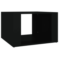Miniatyr av produktbild för Sängbord svart 57x55x36 cm konstruerat trä