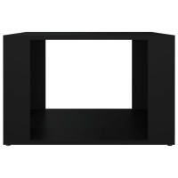 Miniatyr av produktbild för Sängbord svart 57x55x36 cm konstruerat trä