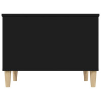 Miniatyr av produktbild för Soffbord svart 60x44,5x45 cm konstruerat trä