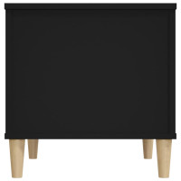 Miniatyr av produktbild för Soffbord svart 60x44,5x45 cm konstruerat trä