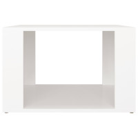 Miniatyr av produktbild för Sängbord vit 57x55x36 cm konstruerat trä