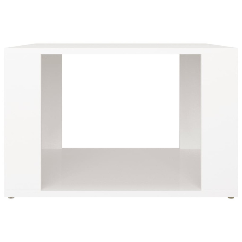 Produktbild för Sängbord vit 57x55x36 cm konstruerat trä