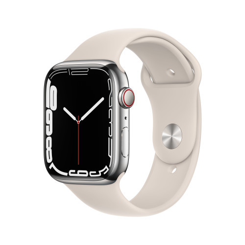 Apple Apple Watch Series 7 OLED 45 mm 4G Silver GPS