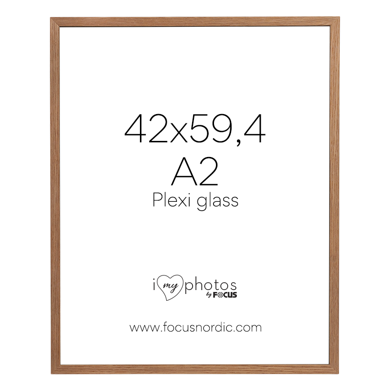 Produktbild för Focus Soul Oak veneer 42X59,4 (A2) Plexi