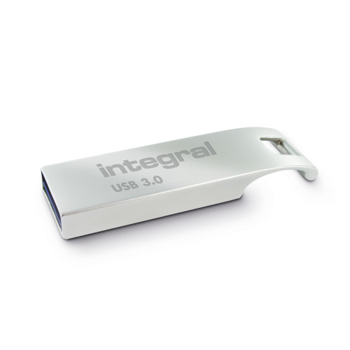 Integral Memory Integral 32GB USB3.0 DRIVE ARC METAL UP TO R-200 W-20 MBS USB-sticka USB Type-A 3.2 Gen 1 (3.1 Gen 1) Silver