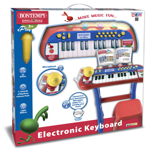 Bontempi Bontempi Electronic Keyboard with stool and microphone