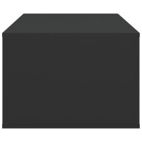 Miniatyr av produktbild för Soffbord svart 100x50,5x35 cm konstruerat trä