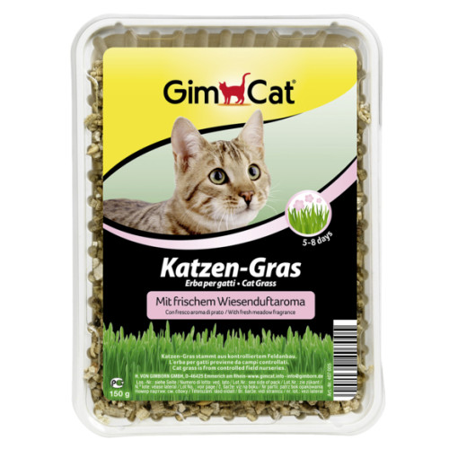 GIMBORN GimCat 407005 godis till hund och katt Snacks Gräs 150 g