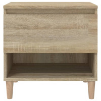 Produktbild för Sängbord 2 st sonoma-ek 50x46x50 cm konstruerat trä