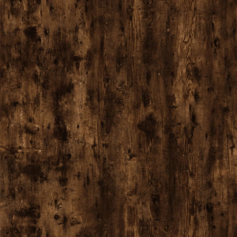 Produktbild för Bokhylla 3 hyllor rökfärgad ek 40x24x109 cm konstruerat trä