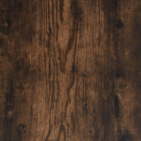 Produktbild för Bokhylla/rumsavdelare rökfärgad ek 80x24x192 cm konstruerat trä
