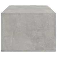 Produktbild för Soffbord betonggrå 100x50,5x35 cm konstruerat trä