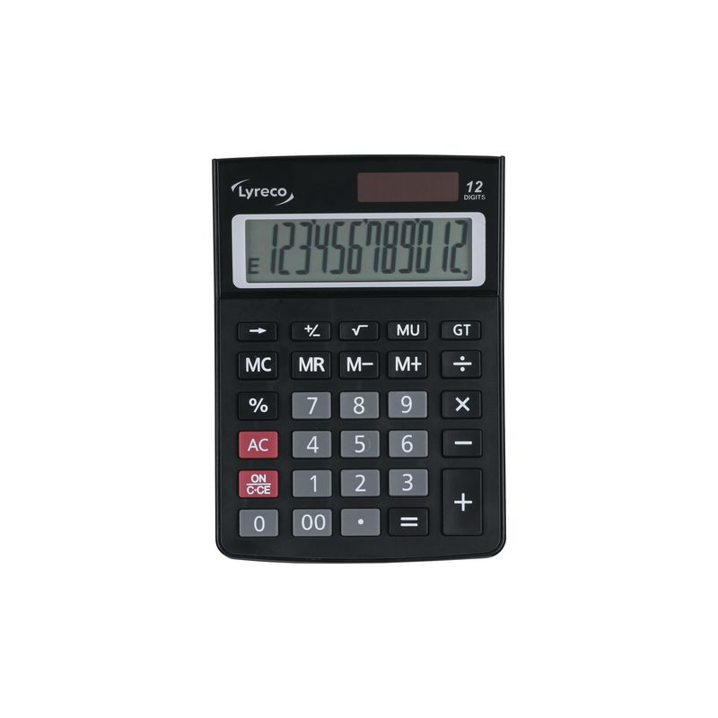 Produktbild för Bordsräknare LYRECO bord 12 siffror