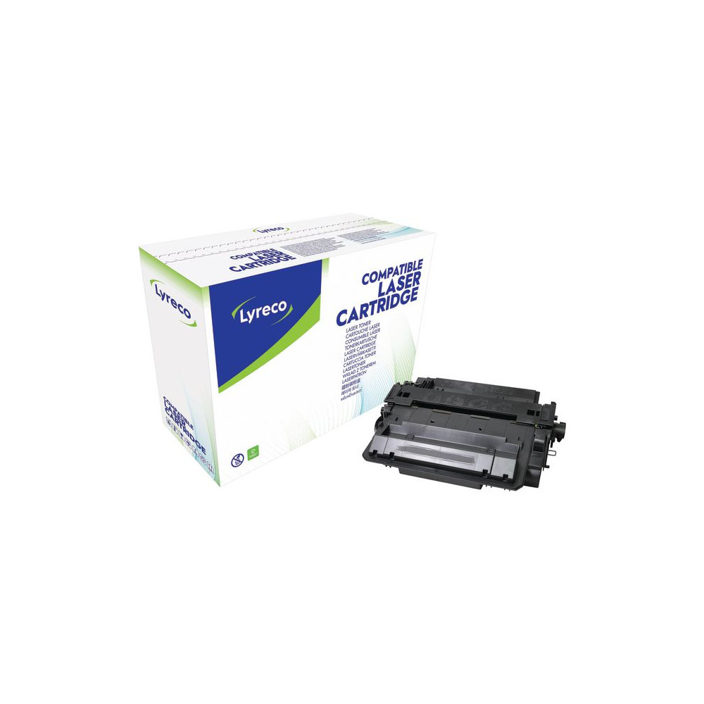 Produktbild för Toner LYRECO HP CE255X/724H 12,5K svart