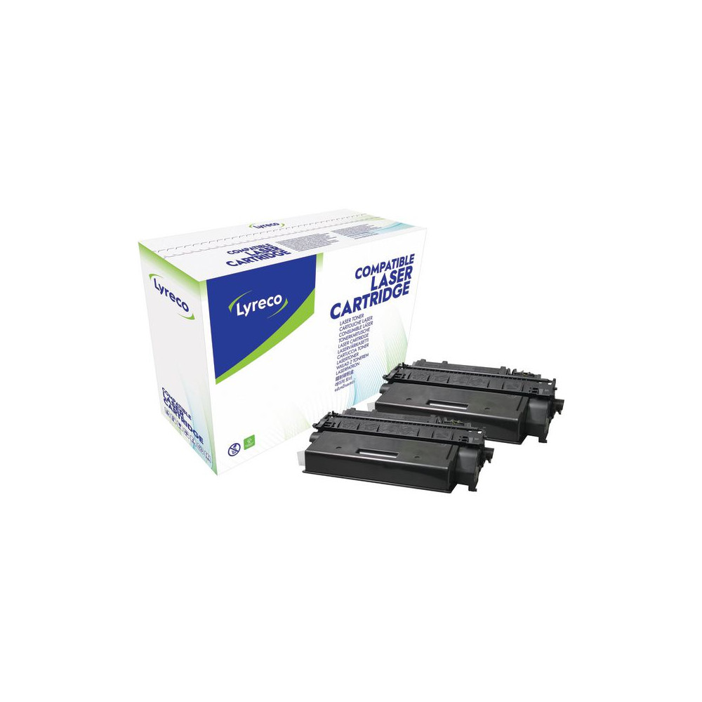 Produktbild för Toner LYRECO HP CF280X 6,9K svart 2/fp