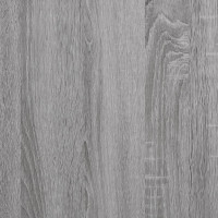 Produktbild för Sidobord 2 st grå sonoma konstruerat trä