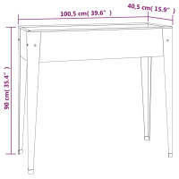 Produktbild för Odlingslåda 100,5x40,5x90 cm galvaniserat stål