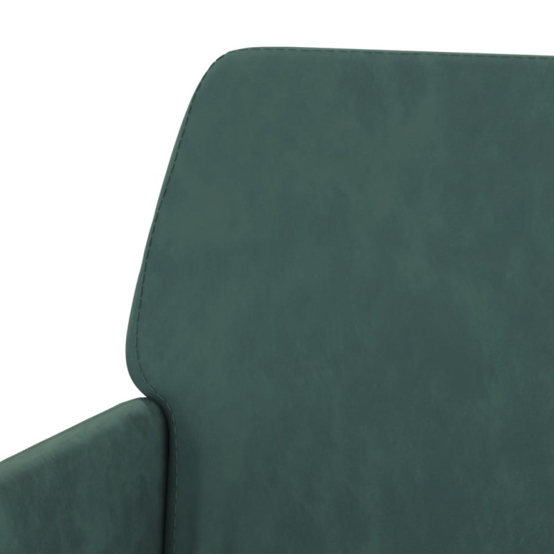 Produktbild för Bänk mörkgrön 108x79x79 cm sammet