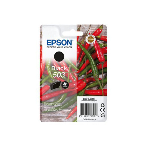 EPSON Ink C13T09Q14010 503 Black Chili