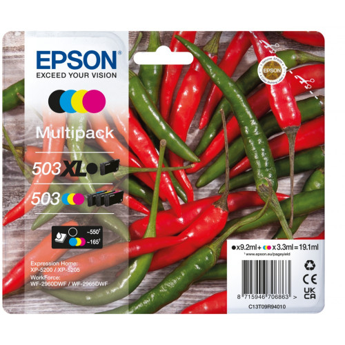 EPSON Ink C13T09R94010 503XL/503 Multipack Chili