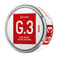 G.3 Slim White Portion Extra Strong 5-pack (Utgånget datum)