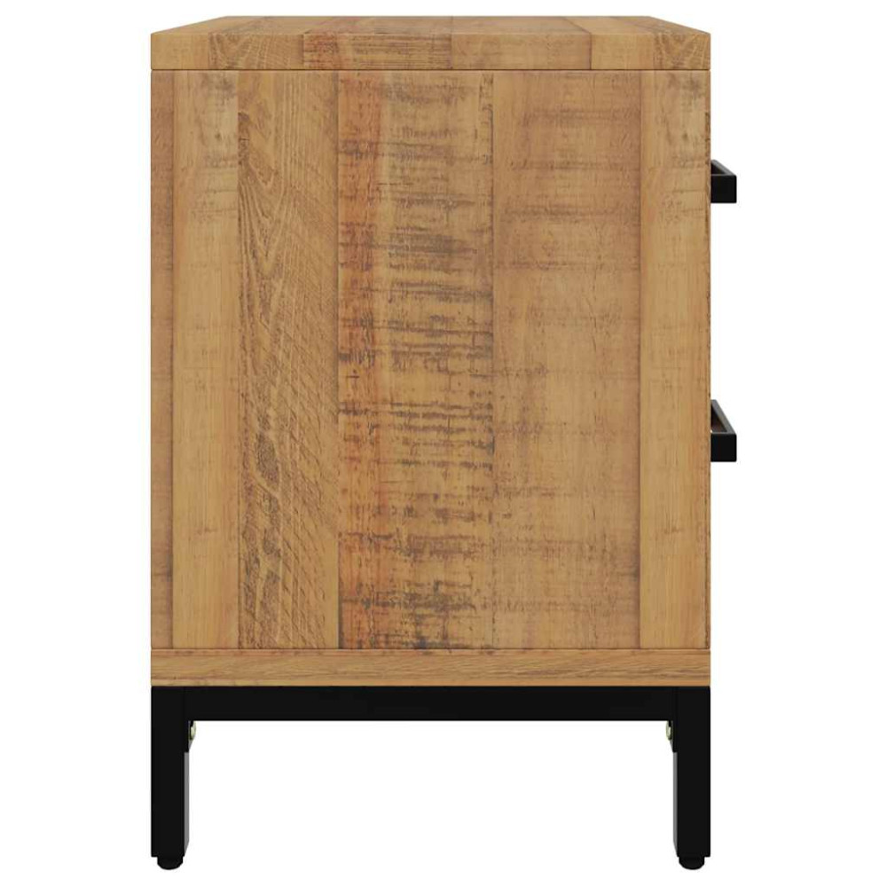 Produktbild för Sängbord 2 st 36x30x45 cm massiv furu