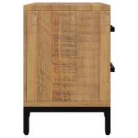 Produktbild för Sängbord 2 st 36x30x45 cm massiv furu