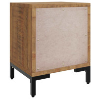 Produktbild för Sängbord 2 st 36x30x45 cm massiv furu