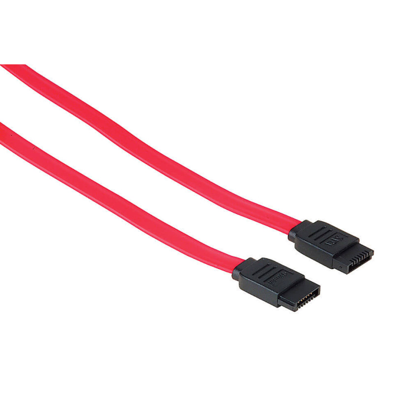 Produktbild för Kabel Intern SATA II Röd 0.6m